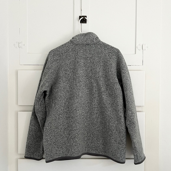Patagonia Men's Better Sweater 1/4 Zip Fleece Pullover in Gray Size Medium - Picture 6 of 7